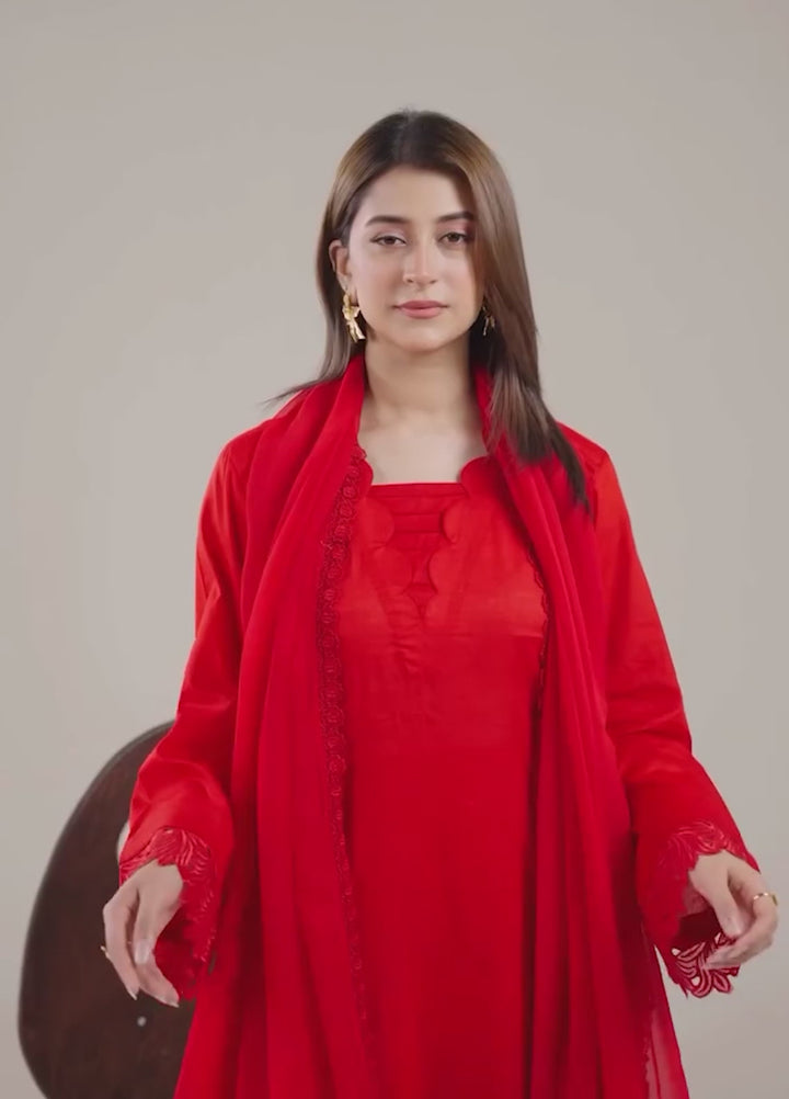 The Florea Edit by Alyra RTW Hand Work Lawn 3 Piece Suit OLIVIA-RTW1005 - Festive Collection