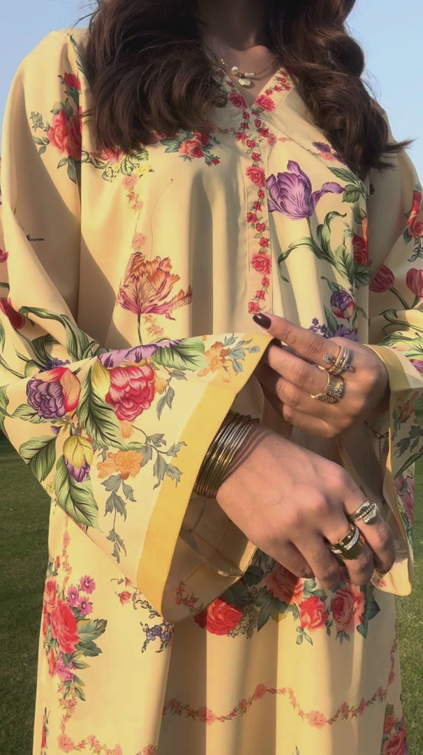 Saba Sumaiya Women RTW Printed Crepe Lawn 2 Piece Suit SS-78656 Whisteria - Casual Collection
