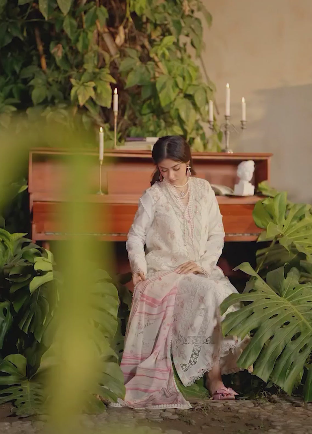 Sable Vogue Unstitched Embroidered Swiss Voile 3 Piece Suit SV26UL SL-07-26 - Summer Collection
