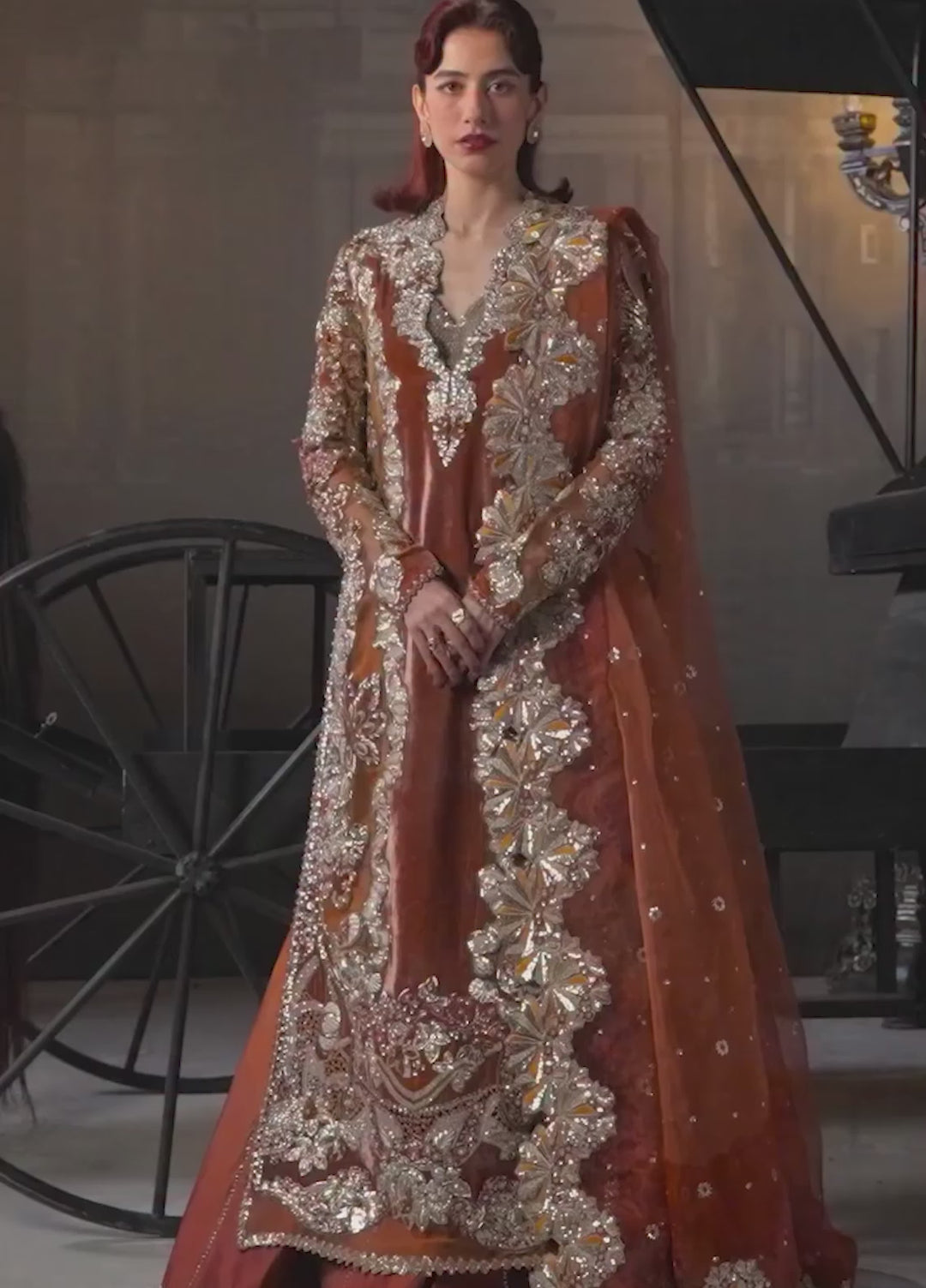 Hayat by Afrozeh Unstitched Velvet Embroidered Suits 3 Piece AF25HU AFH-25-04 ZAVAA - Festive Collection