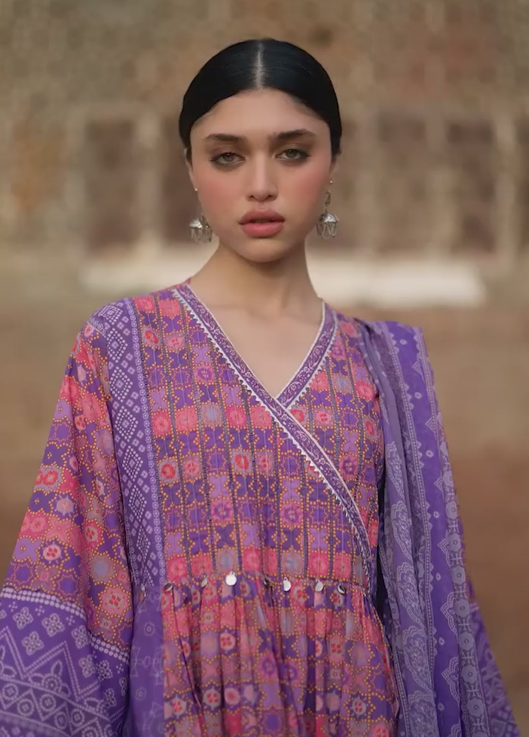 Angan by Kahf Unstitched Printed Lawn 3 Piece Suit KHF26ULA ZARMEENA KPS-3B - Festive Collection