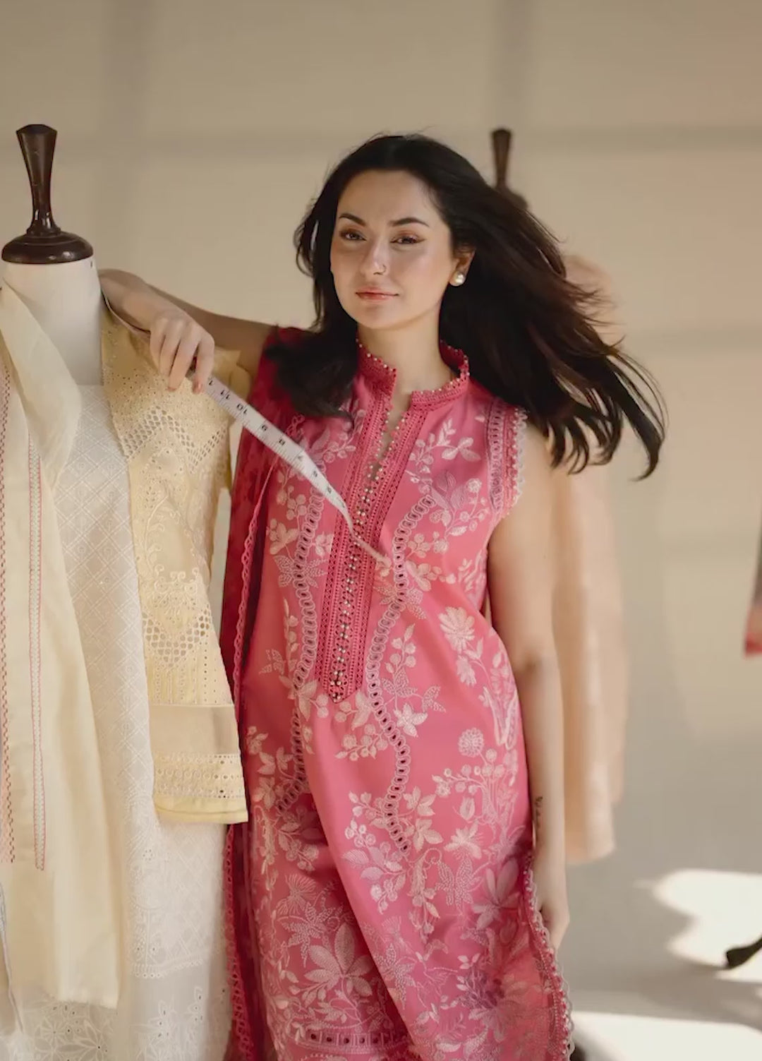 Vital by Sobia Nazir Unstitched Embroidered Lawn 3 Piece Suit SN26UVL 8A - Summer Collection