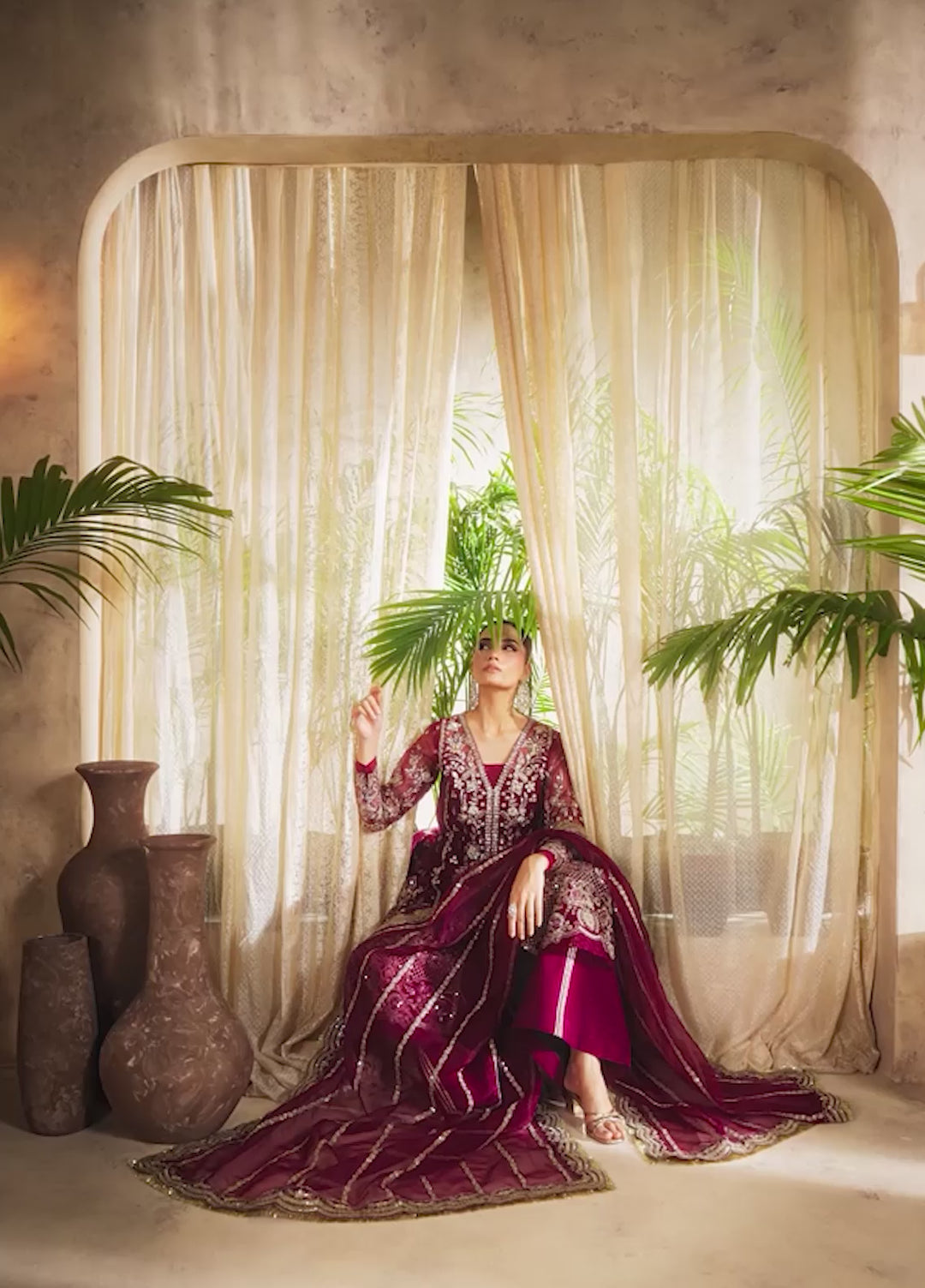 Azira by Gulaal Unstitched Luxury Embroidered Organza 3 piece GL25AF LFU-06 Amisra - Formals Collection