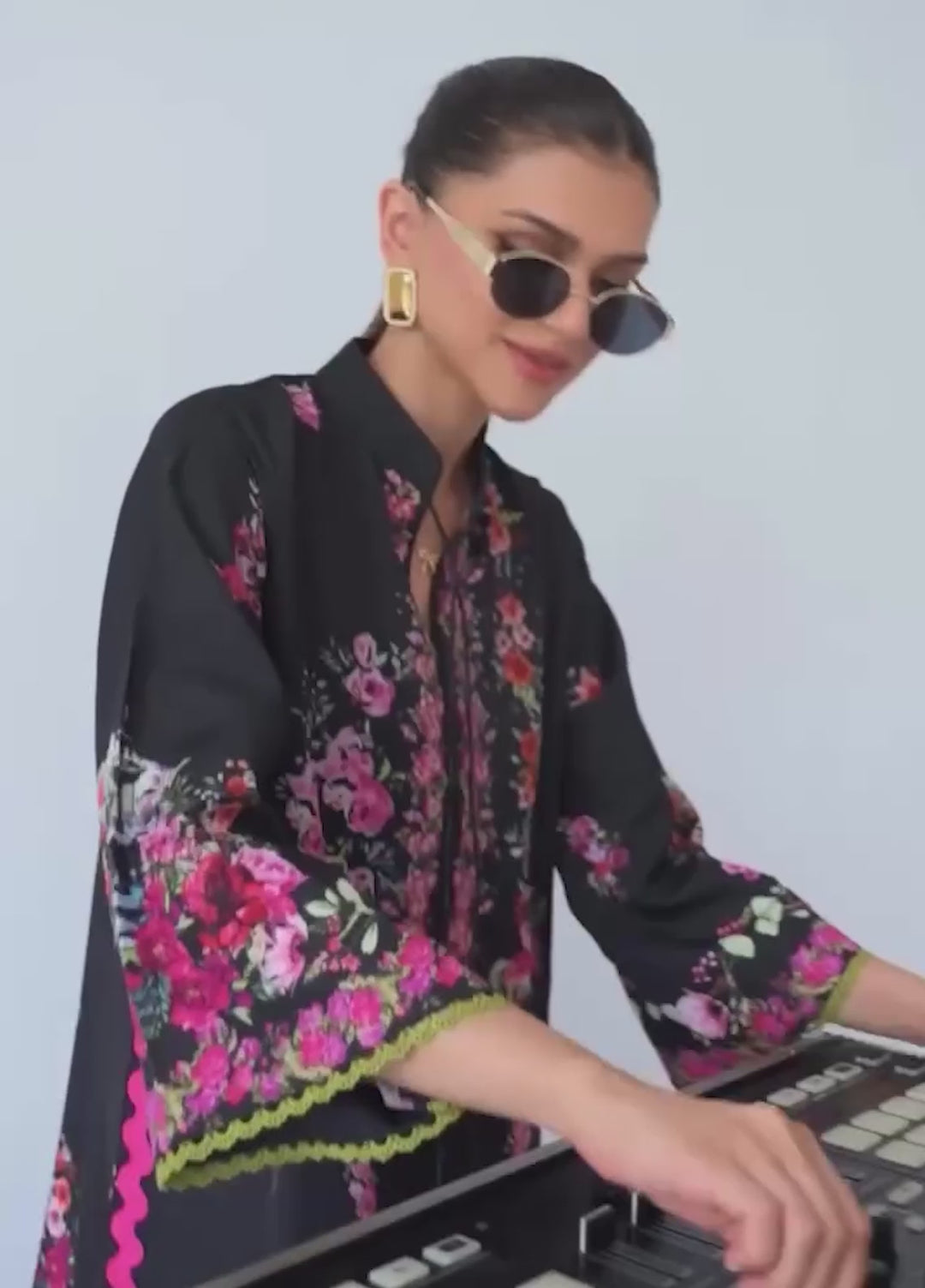 Misaal by Ayesha Somaya Charmed Women Pret Lawn Silk Suits 2 Piece Midnight Muse - Casual Collection
