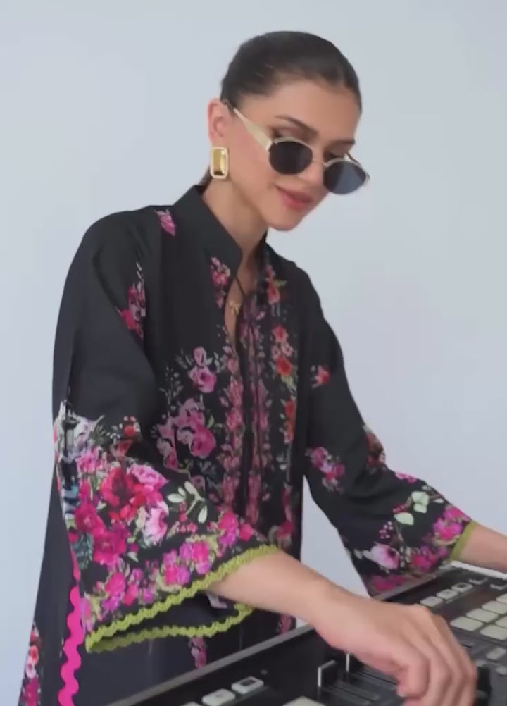 Misaal by Ayesha Somaya Charmed Women Pret Lawn Silk Suits 2 Piece Midnight Muse - Casual Collection