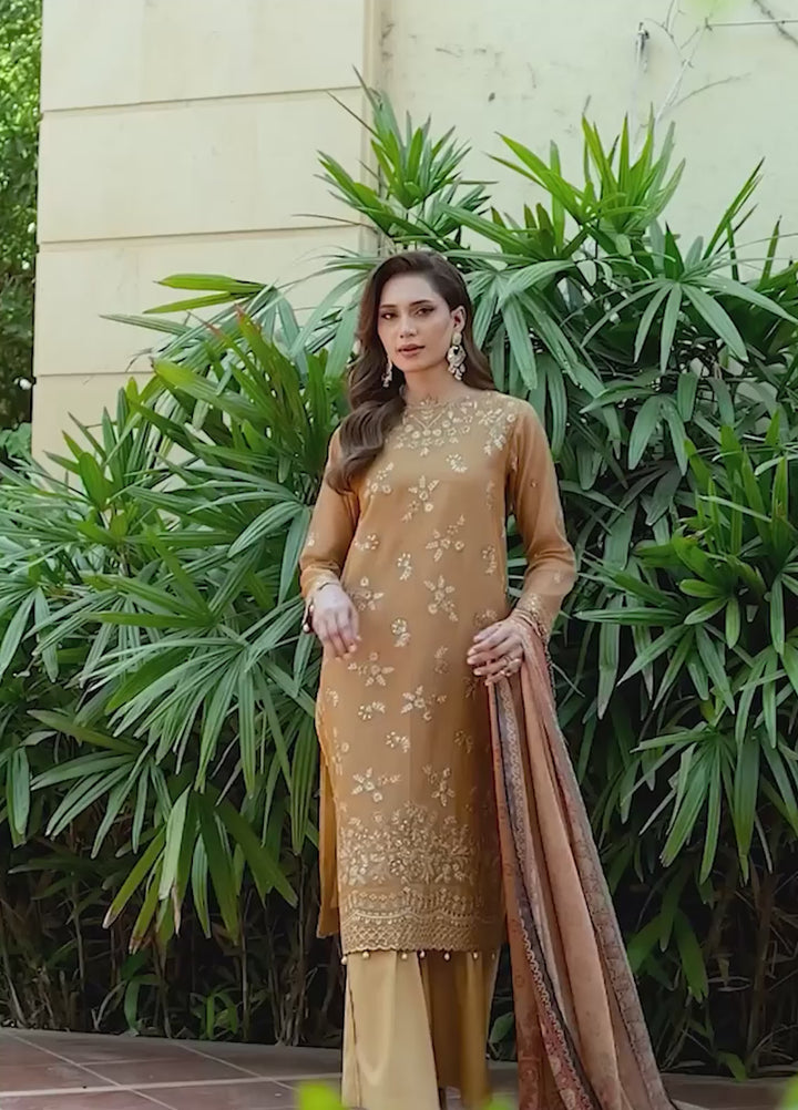 Jashn e Noor by Salitex Unstitched Embroidered 3 Piece Silk SUNW7JI087 - Summer Collection
