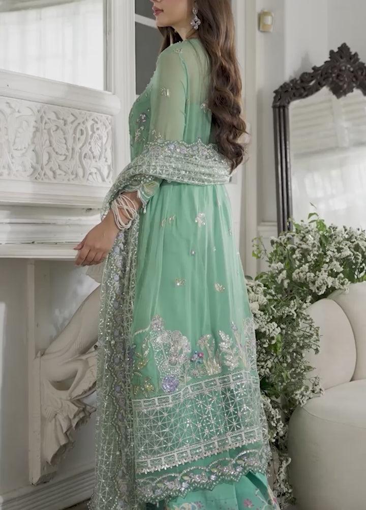 Shaam Shandar By Mushq Luxury Chiffon Unstitched 3 Piece Suits MQ25SC D-8 Adaa - Festive Collection