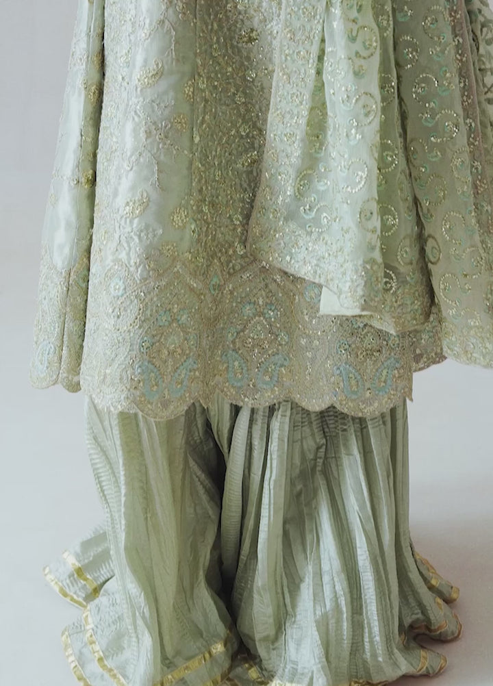 Aik Atelier Embroidered Tissue Suits Unstitched 3 Piece AIK25EF Vl1 D-03 - Formals Collection