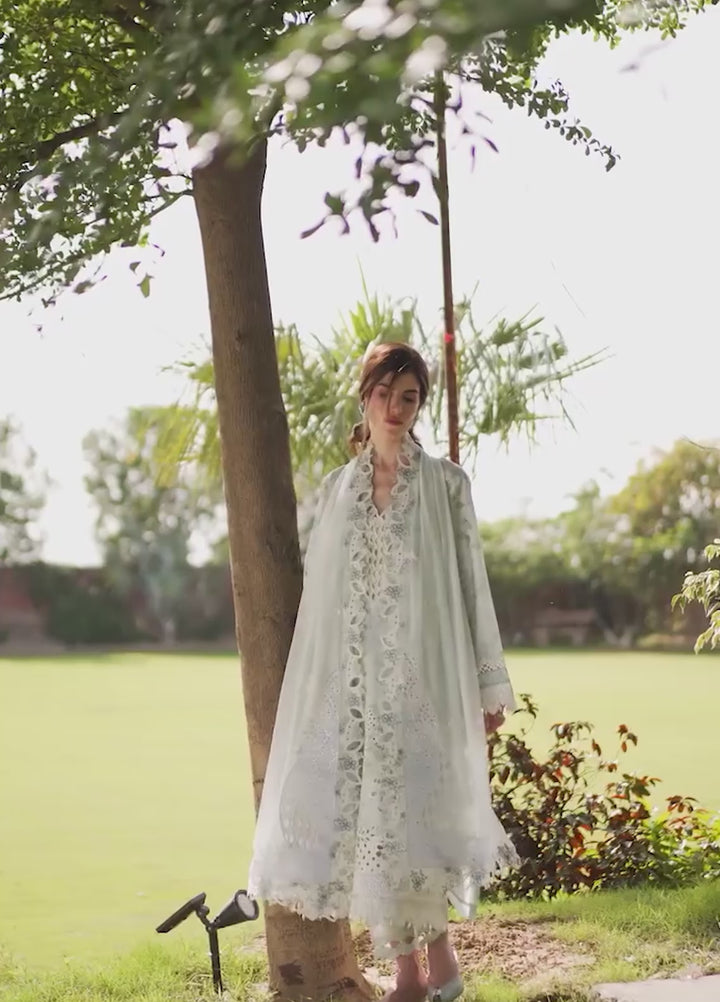 Lily May by Nureh Unstitched Embroidered Lawn 4 Piece Suit NU26ULL NE-262 - Eid Collection