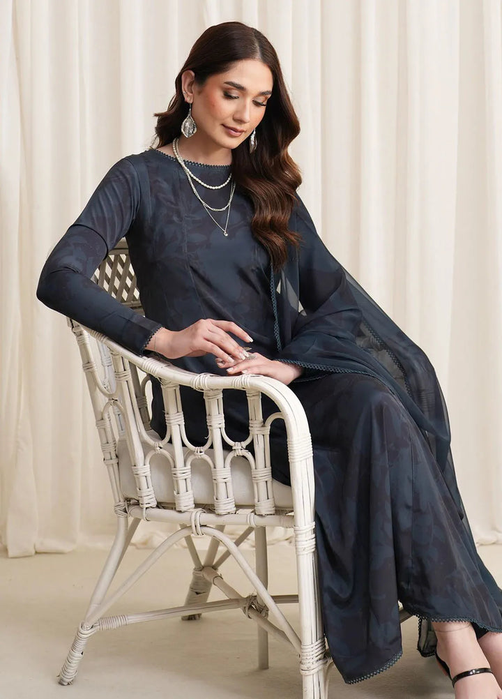 Prints by Zarif Printed Georgette Silk Suit Unstitched 3 Piece ZRF24P ZGS-06 Ayleen - Festive Collection