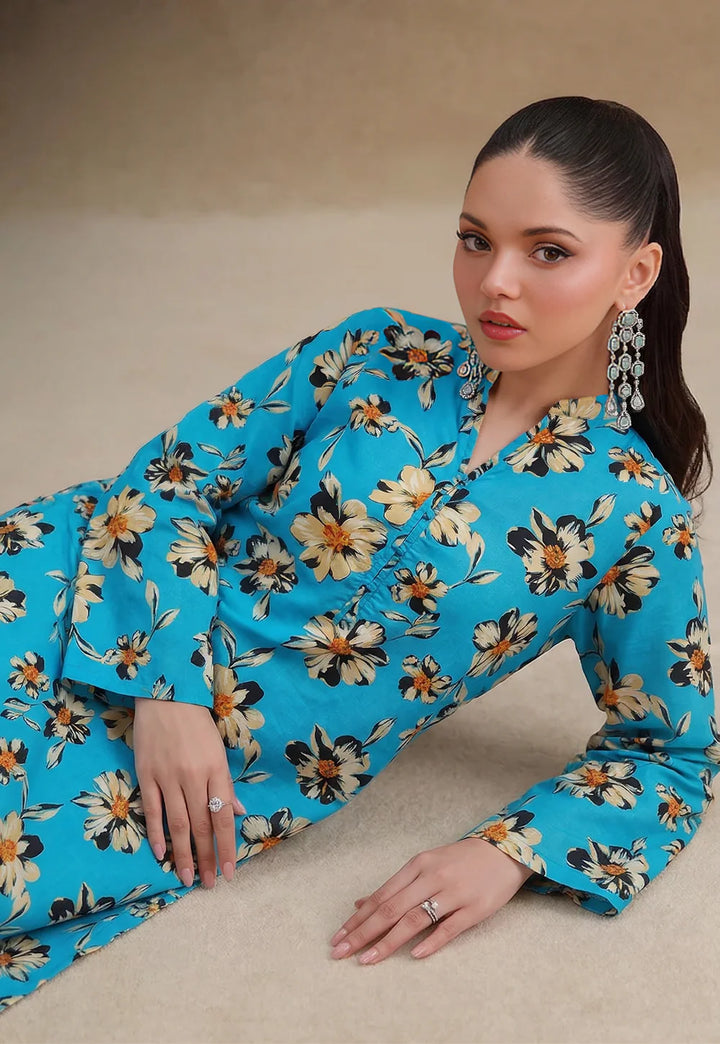 Stitching Cotton Women Pret 2 Piece Printed Suit D-08 - Summer Collection