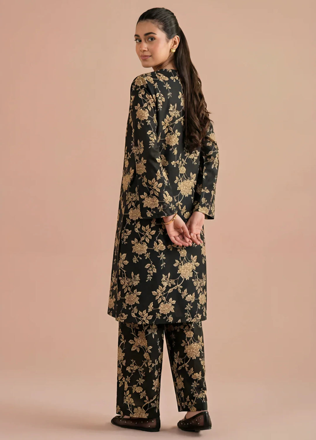 Stitching Cotton Women Pret Pure Cambric 2 Piece Printed Suit D-11 - SummerCollection