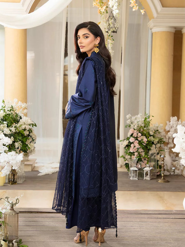 Jashn e Noor by Salitex Unstitched Embroidered 3 Piece Cotton Silk SUNW7NO074 - Summer Collection