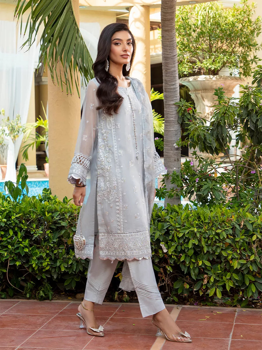 Jashn e Noor by Salitex Unstitched Embroidered 3 Piece Cotton SUNW7JI078 - Summer Collection