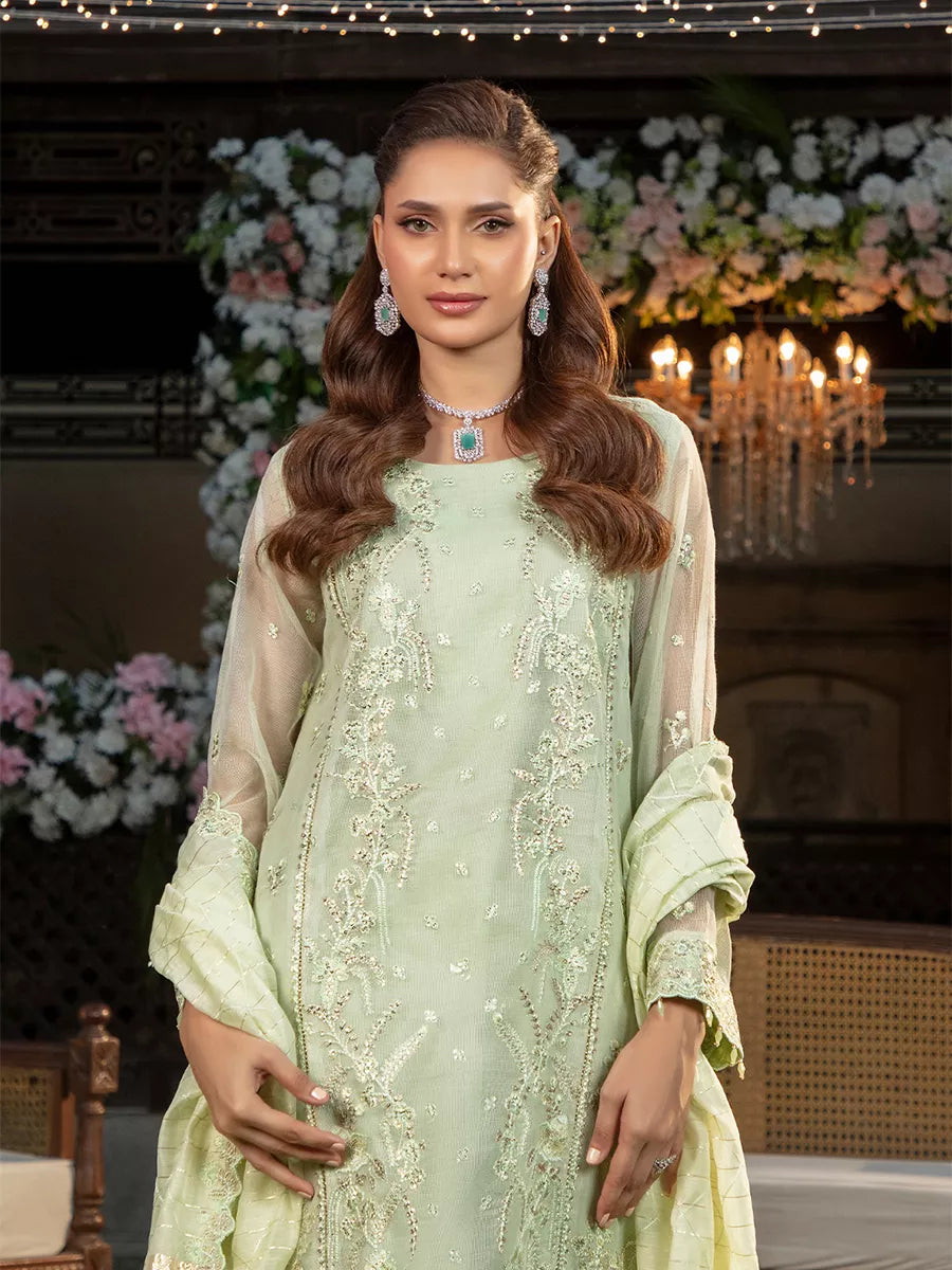 Jashn e Noor by Salitex Unstitched Embroidered 3 Piece Raw Silk SUNW7NO096 - Summer Collection