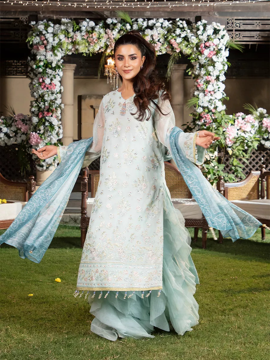 Jashn e Noor by Salitex Unstitched Embroidered 3 Piece Cotton SUNW7JI086 - Summer Collection