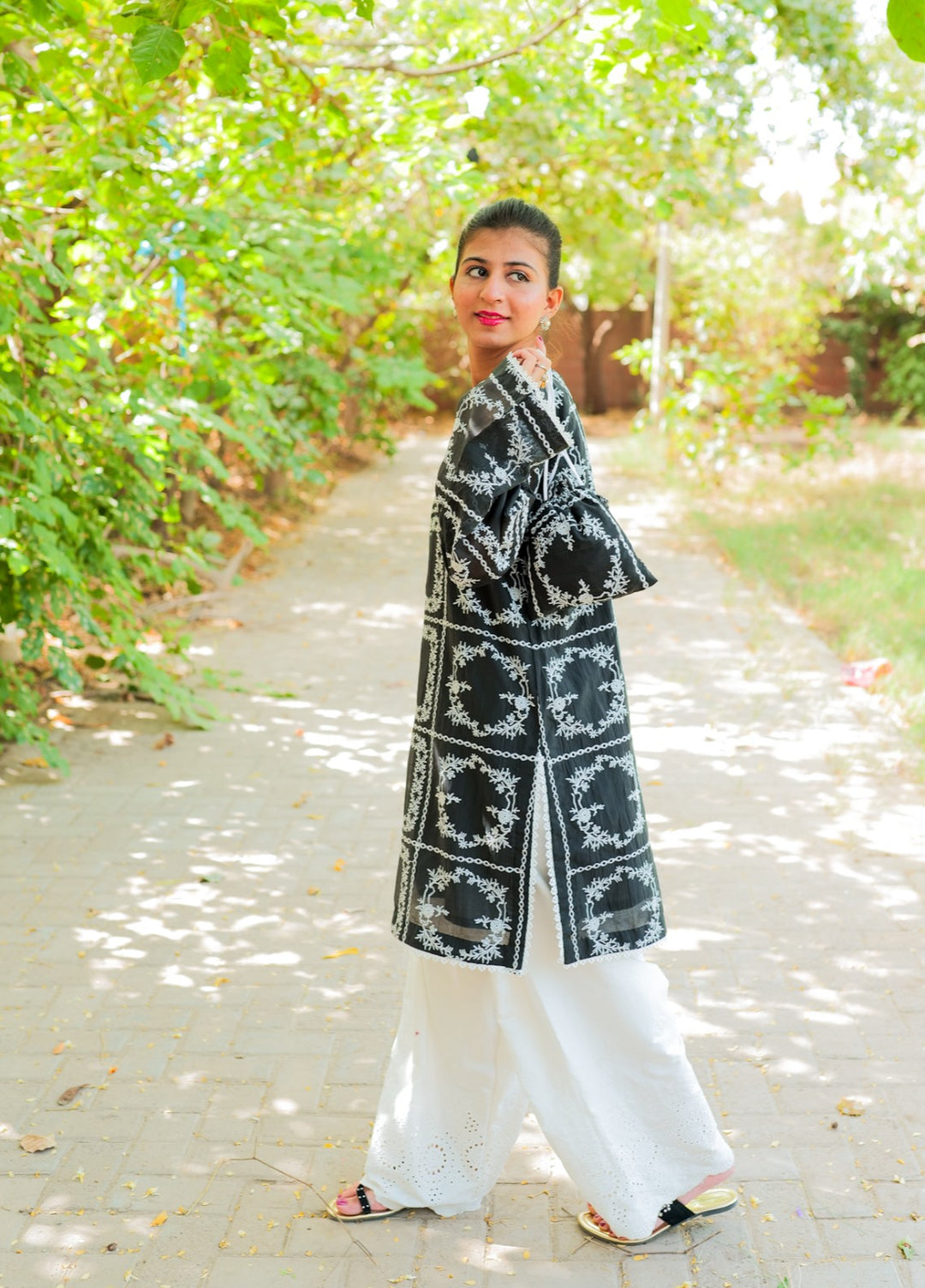 Lamha by Eman Butt RTW Embriodered Chikankari Cotton 2 Piece Saya - Summer Collection