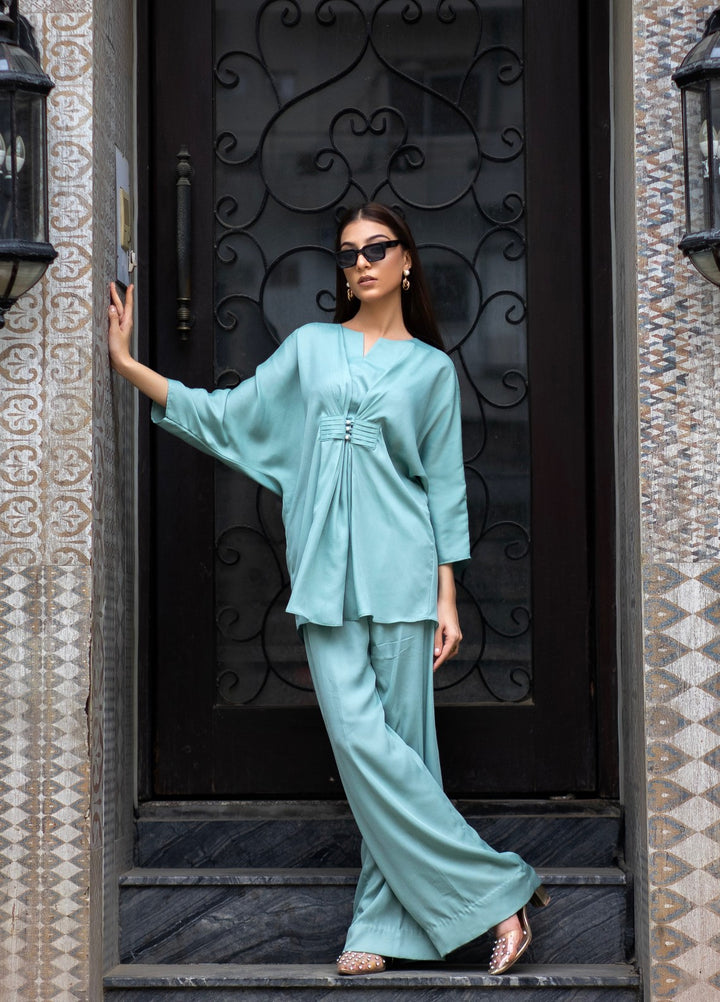 Planet by Eman Butt RTW Solids Georgette Co-Ord Sets Uranus - Summer Collection