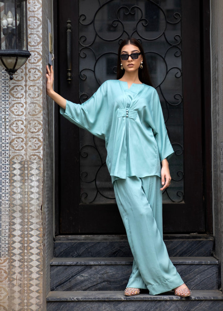 Planet by Eman Butt RTW Solids Georgette Co-Ord Sets Uranus - Summer Collection