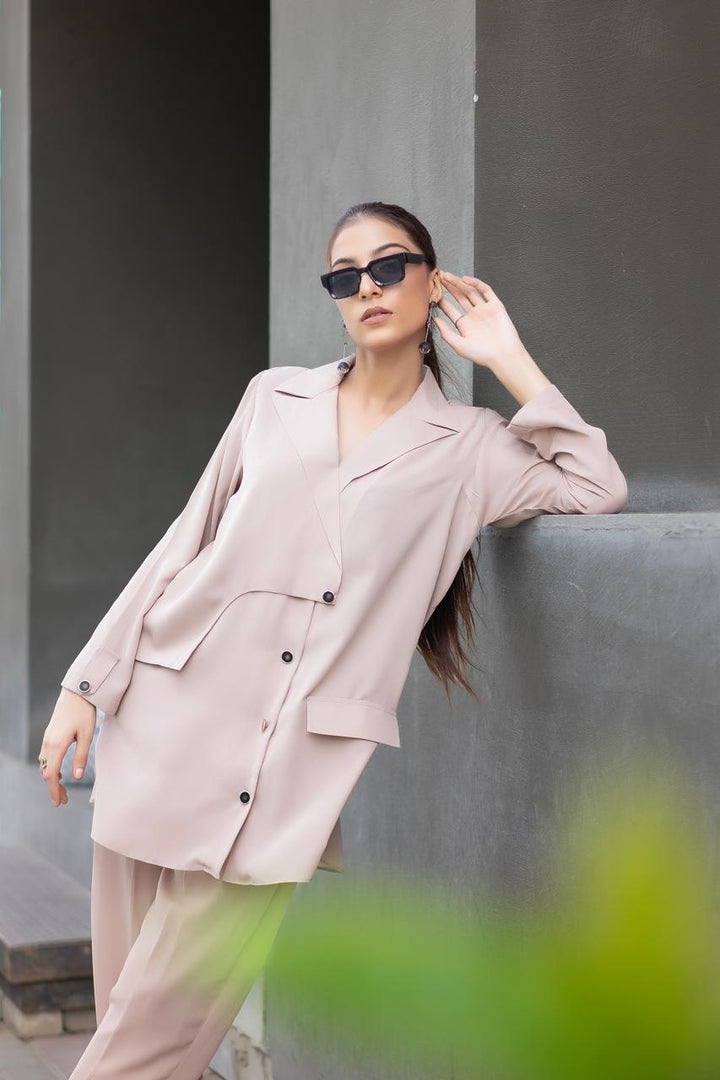 Planet by Eman Butt RTW Solids Georgette Co-Ord Sets Saturn - Summer Collection