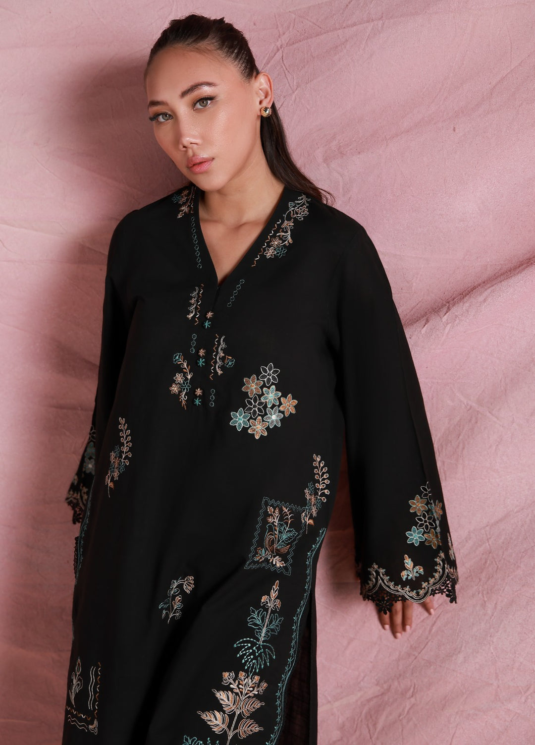 Sahar Women Embroidered Lawn 2 Piece Suit Midnight Afsana - Casual Collection