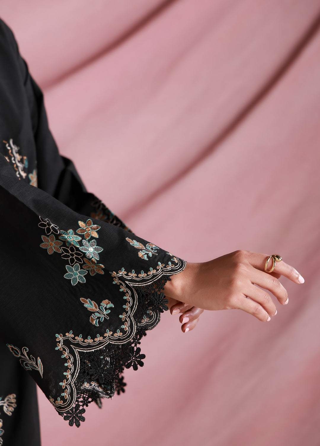 Sahar Women Embroidered Lawn 2 Piece Suit Midnight Afsana - Casual Collection