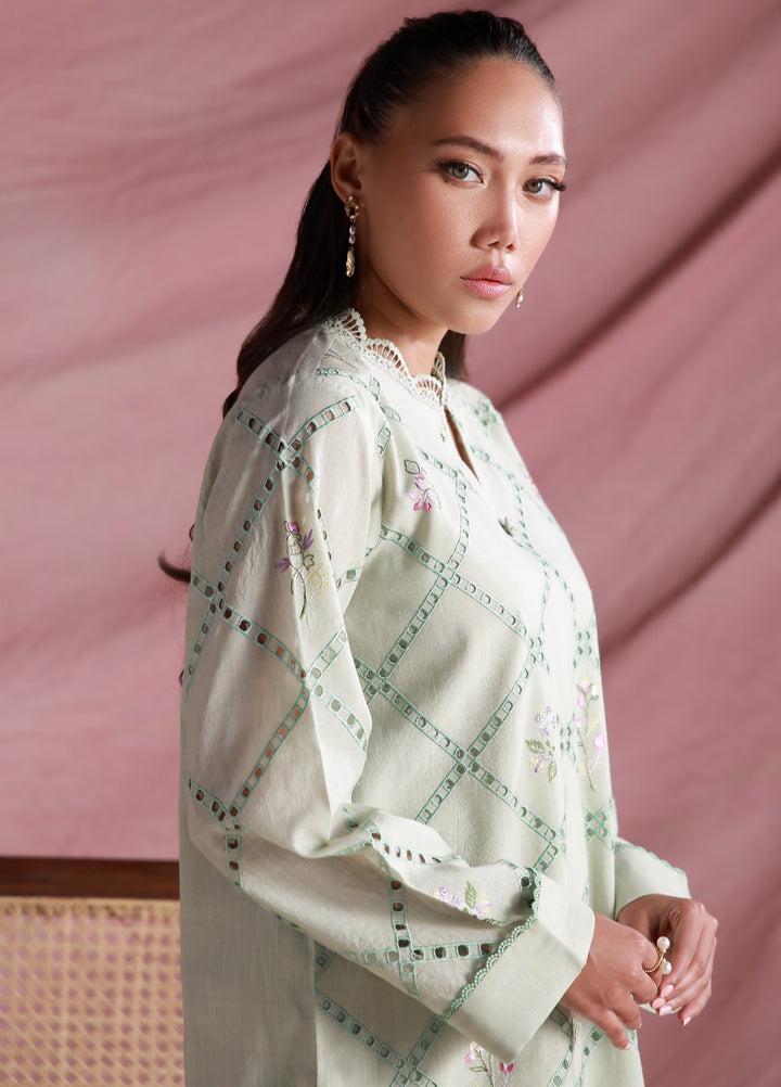 Sahar Women Embroidered Lawn 2 Piece Suit Verdant Lattice - Casual Collection