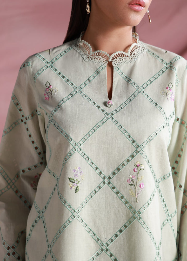 Sahar Women Embroidered Lawn 2 Piece Suit Verdant Lattice - Casual Collection