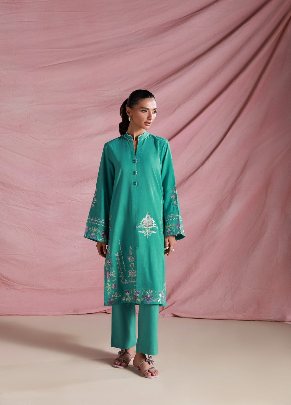 Sahar Women Embroidered Lawn 2 Piece Suit Jade Chronicle - Casual Collection