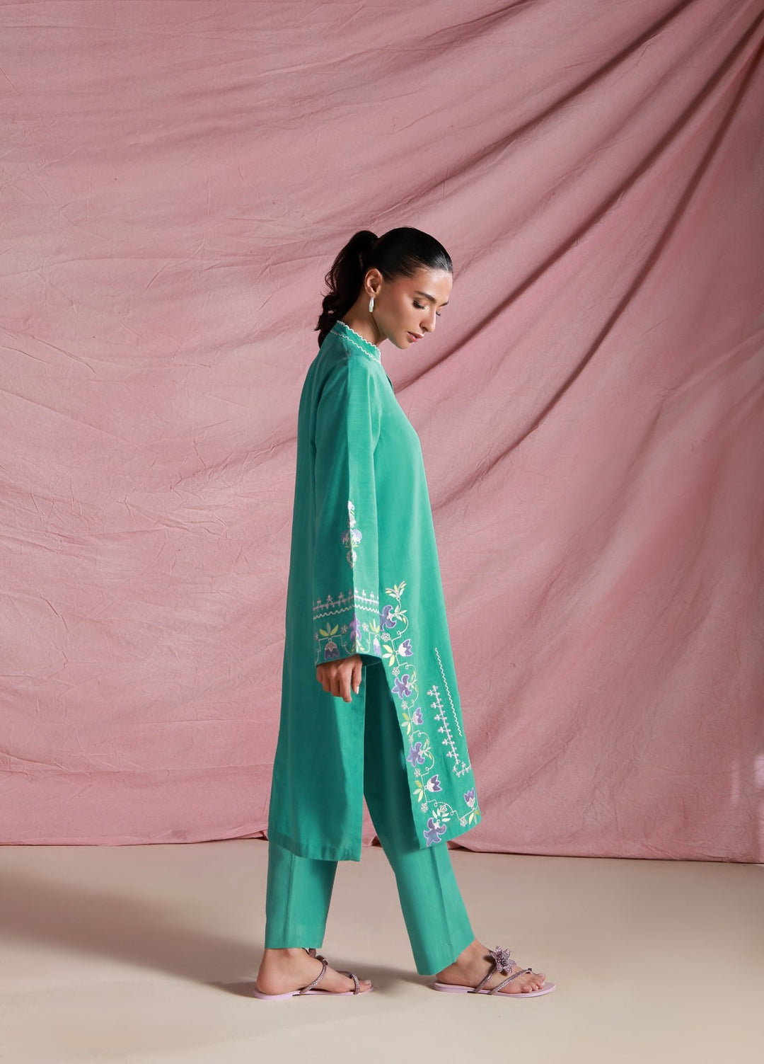 Sahar Women Embroidered Lawn 2 Piece Suit Jade Chronicle - Casual Collection