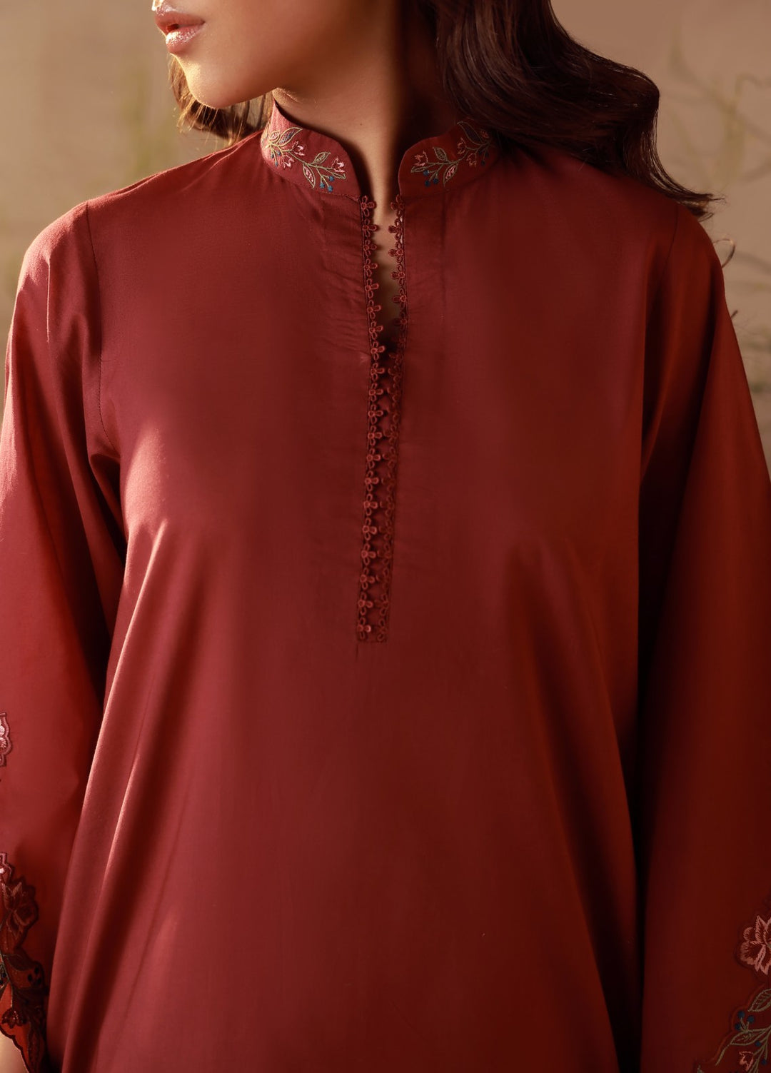 Sahar Women Embroidered Cambric 2 Piece Suit Blossom - Casual Collection