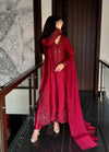 Scherezade Women RTW Embroidered Sheesha Silk 3 Piece Suit MYLA - Festive Collection