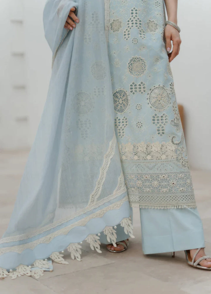 Manara by Maria RTW Embroidered Chikankari 3 Piece Suit DAFFODIL Festive Collection