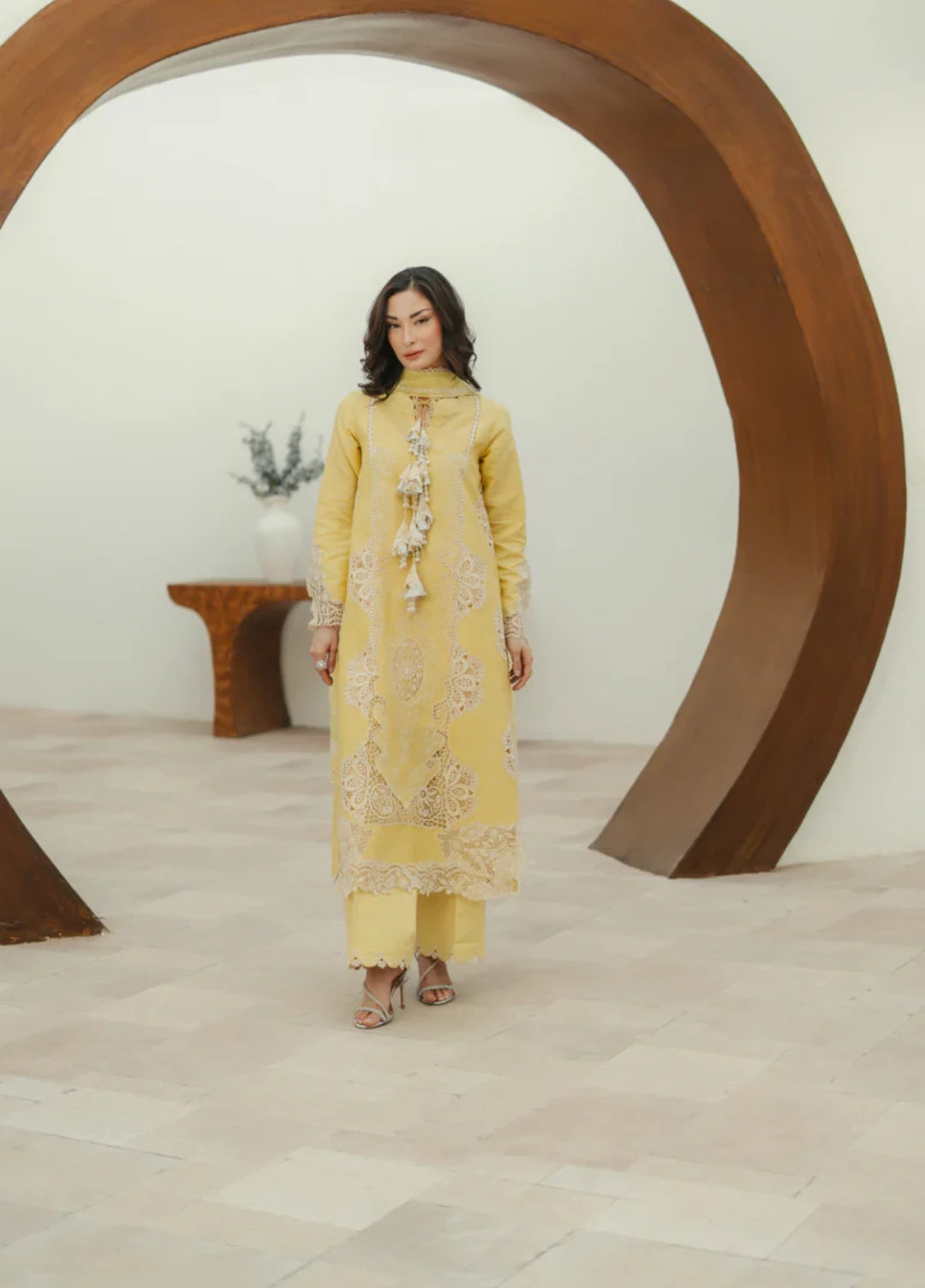 Manara by Maria RTW Embroidered Chiffon 3 Piece Suit LILLY Festive Collection