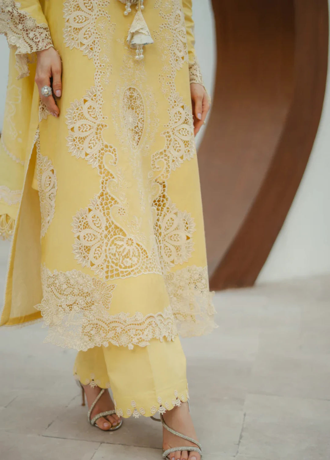 Manara by Maria RTW Embroidered Chiffon 3 Piece Suit LILLY Festive Collection