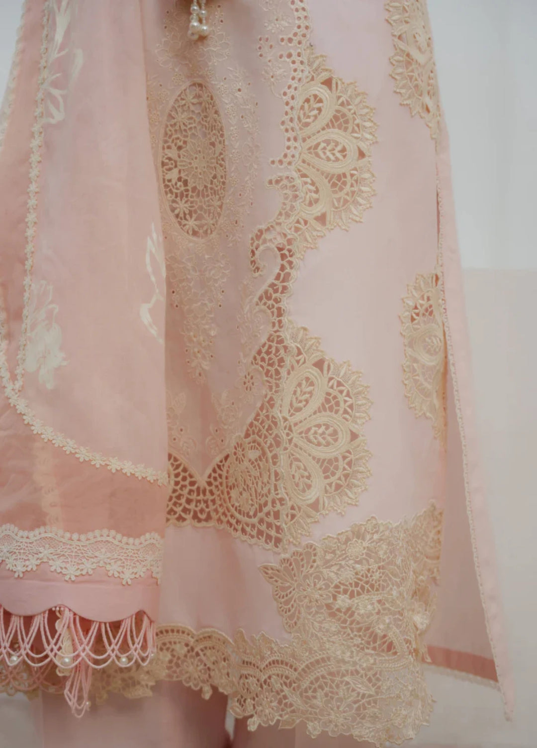 Manara by Maria RTW Embroidered Chiffon 3 Piece Suit FREESIA Festive Collection