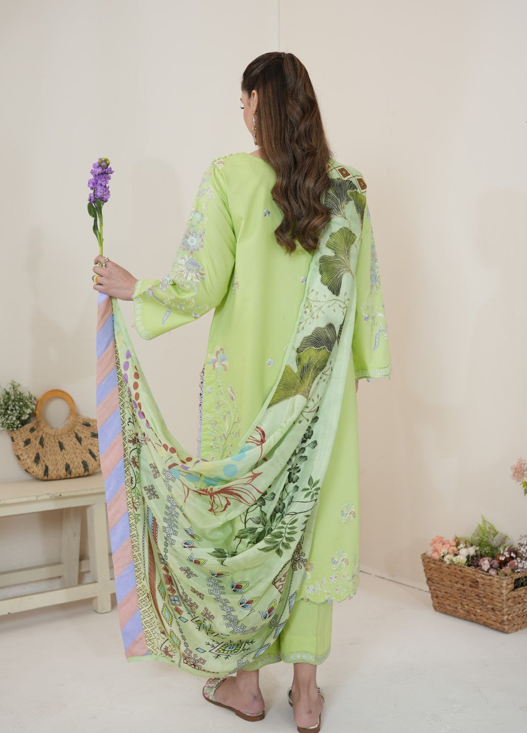 Atiya Irfan Women RTW Embroidered Lawn 3 Piece Suit AT-11 - Summer Collection