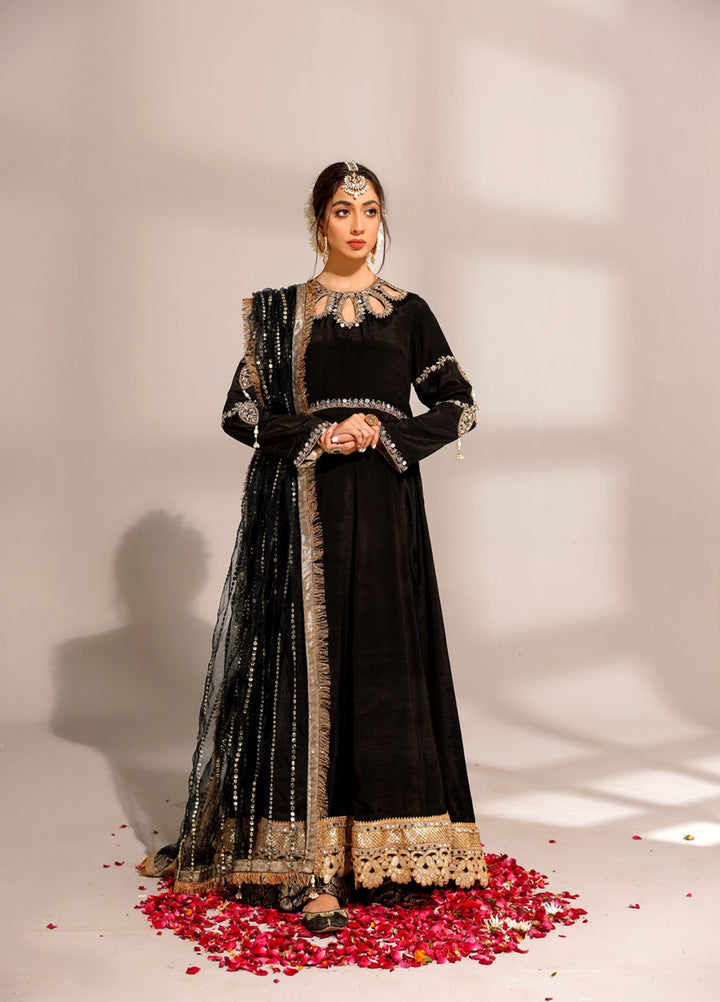 Manzilen by Ibraysha Women RTW Hand work Raw Silk 3 Piece Suit Karishma - Festive Collection