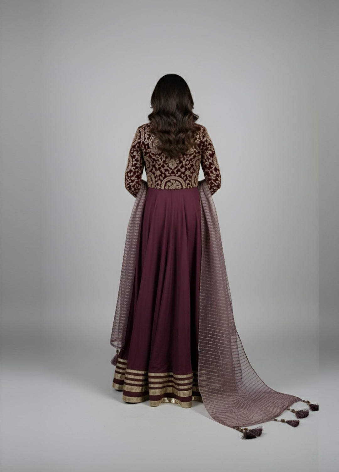 Afsana e Noor by Ibraysha RTW Embroidered Raw Silk 3 Piece Suit Noor-E-Kinnat - Festive Collection