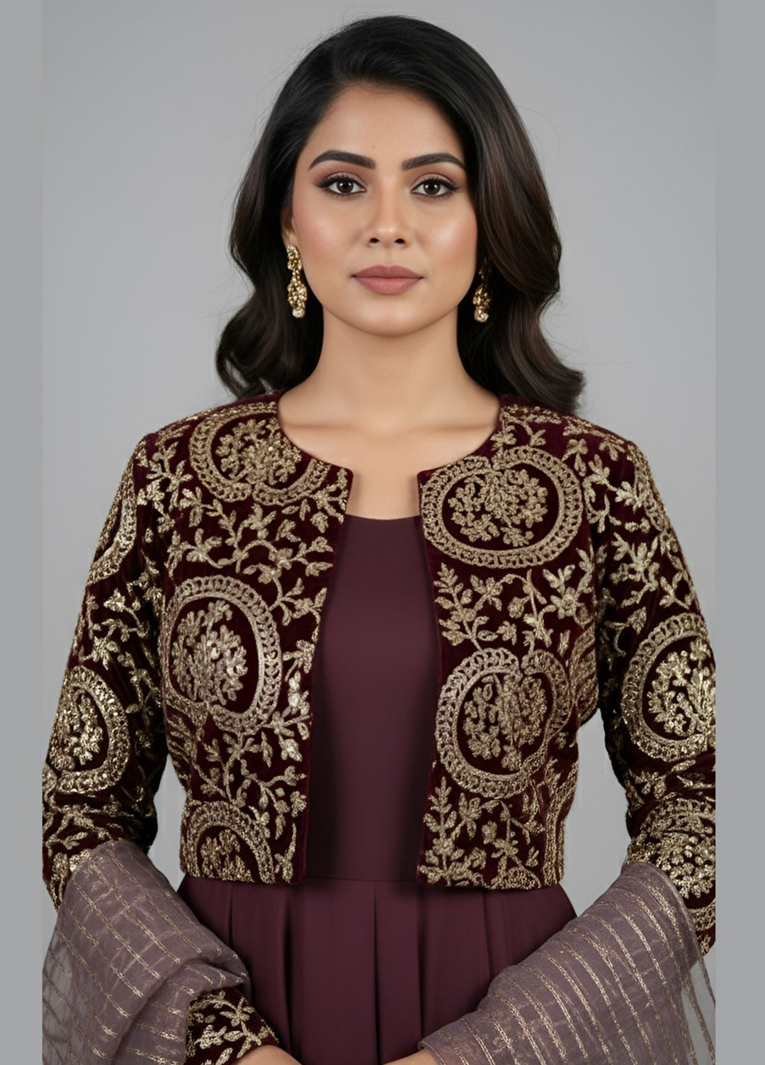 Afsana e Noor by Ibraysha RTW Embroidered Raw Silk 3 Piece Suit Noor-E-Kinnat - Festive Collection