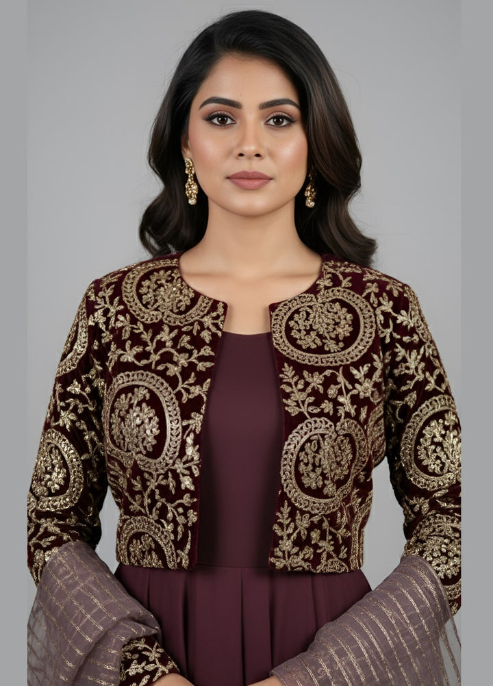 Afsana e Noor by Ibraysha RTW Embroidered Raw Silk 3 Piece Suit Noor-E-Kinnat - Festive Collection