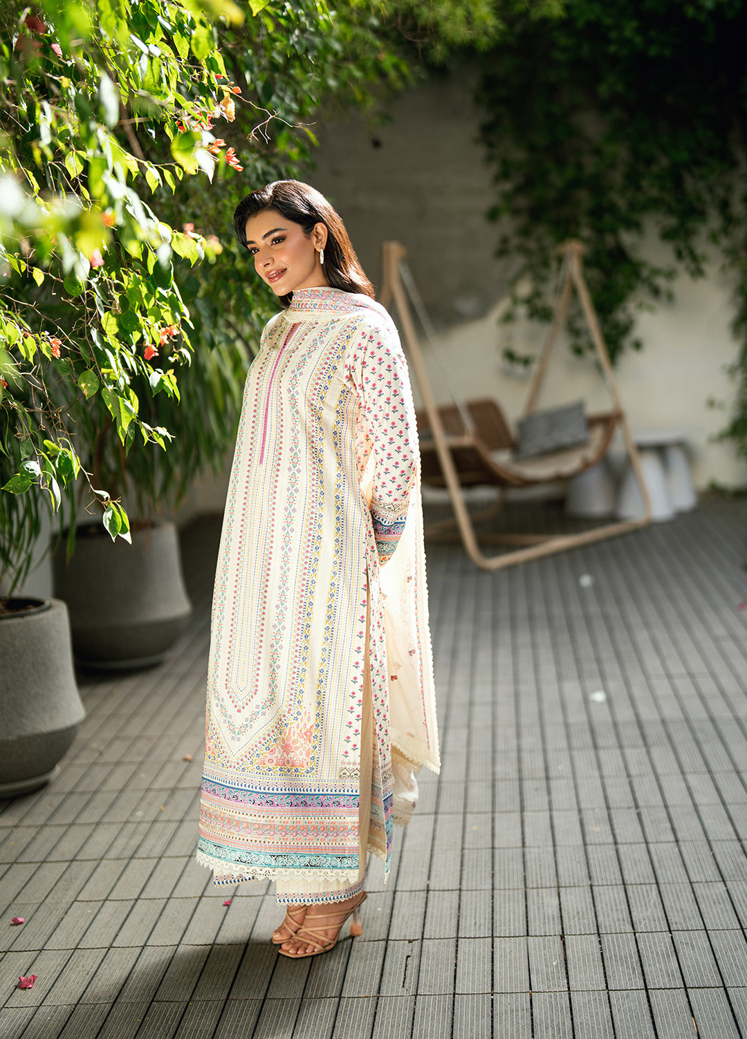 Virelle by Sahane Unstitched Printed Lawn 3 Piece Suit CG50003 Daisy - Casual Collection