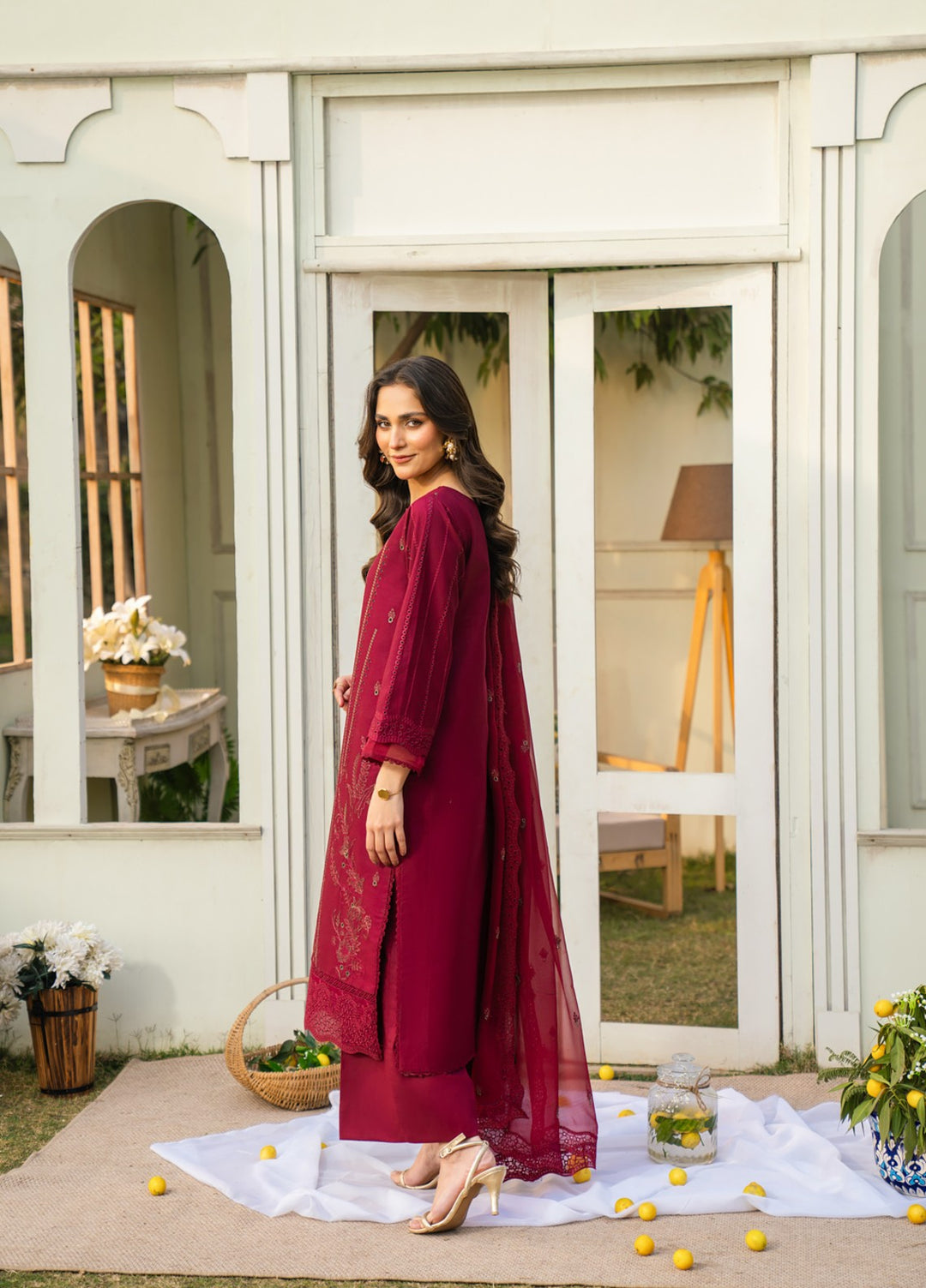 Pashmire Women RTW Embroidered Swiss Lawn 3 Piece Suit Afreen - Festive Collection