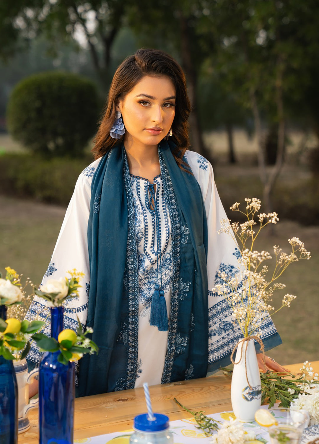 Pashmire Women RTW Embroidered Swiss Lawn 3 Piece Suit Rangoli - Festive Collection