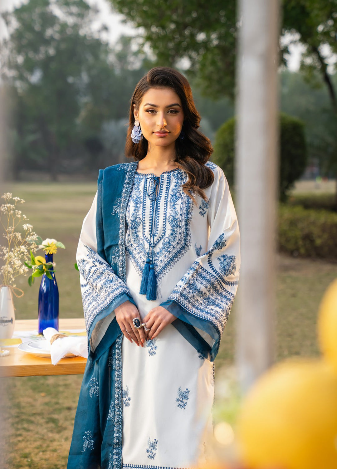 Pashmire Women RTW Embroidered Swiss Lawn 3 Piece Suit Rangoli - Festive Collection