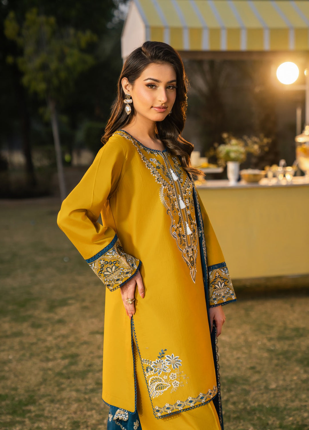 Pashmire Women RTW Embroidered Swiss Lawn 3 Piece Suit Nayab - Festive Collection