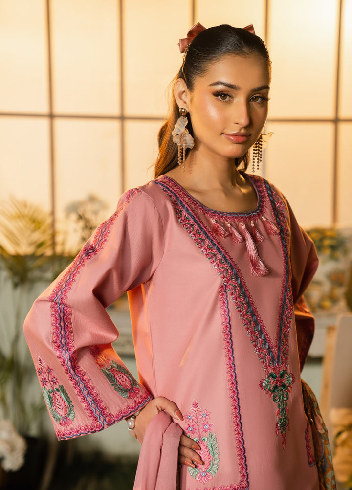 Pashmire Women RTW Embroidered Raw Silk 3 Piece Suit Subha - Casual Collection