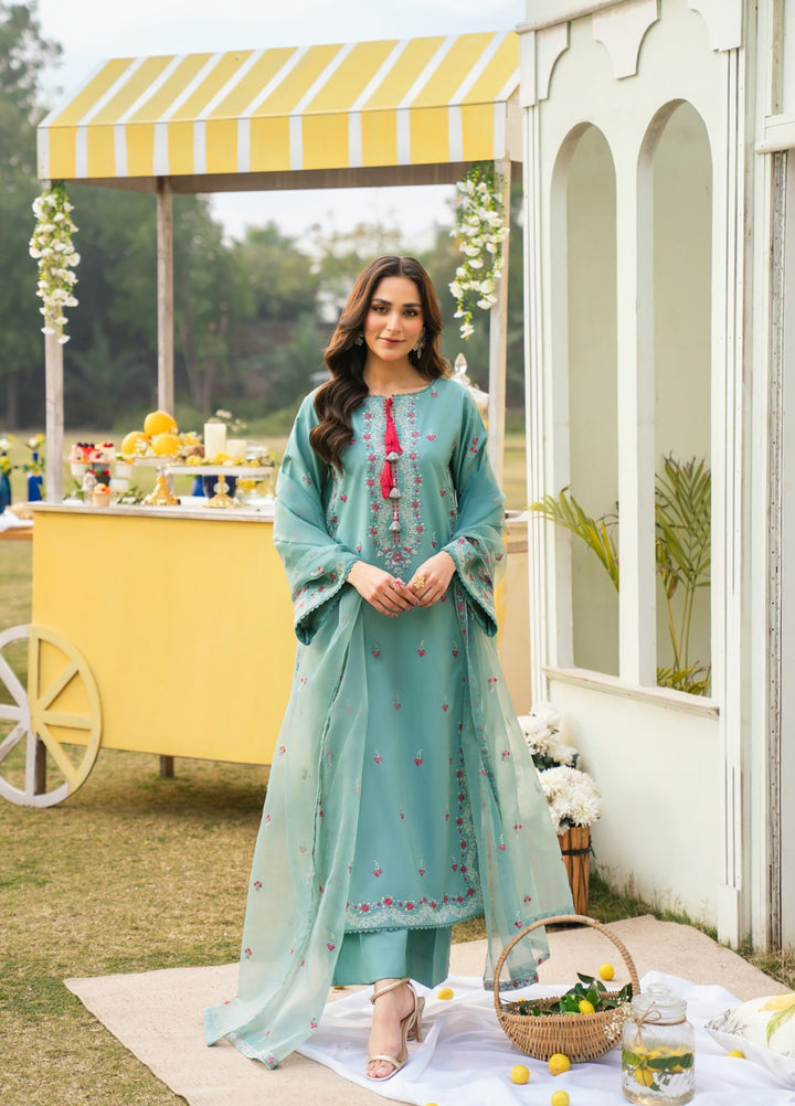 Pashmire Women RTW Embroidered Raw Silk 3 Piece Suit Gulnar - Festive Collection
