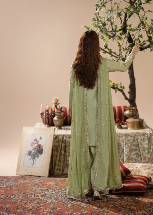 Jahanara by Pashmire Women RTW Embroidered Raw Silk 3 Piece Suit Sahar Wedding Collection