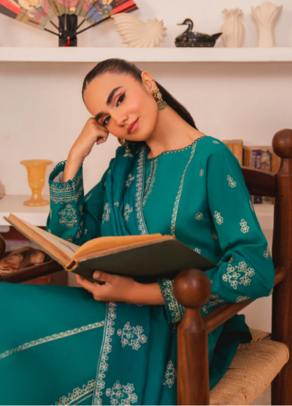 Jahanara by Pashmire Women RTW Embroidered Raw Silk 3 Piece Suit Esme Wedding Collection